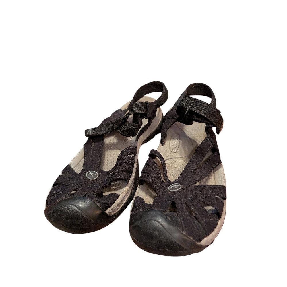 Keen Rose Sandals Womens 8.5 Black Hiking Water Shoes 1008783 - Picture 5 of 8